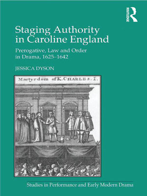 cover image of Staging Authority in Caroline England